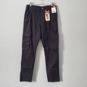 Wrangler Men's Cargo Pants NWT Size 28x30 Black Regular Taper